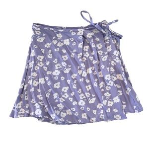 Vintage Magazine Mini Wrap Skirt